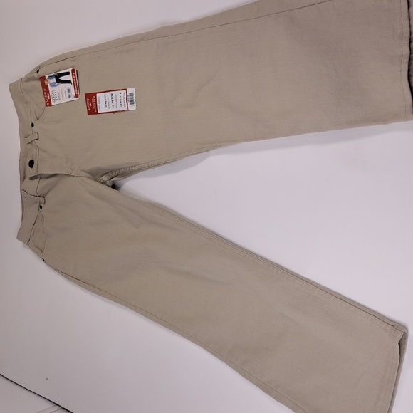 New Rider's by Lee Relaxed Fit Tan Colored Jeans Size 12 Petite - Picture 9 of 15